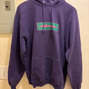 Vintage men’s The Hundreds Purple champion box logo Hoodie size large